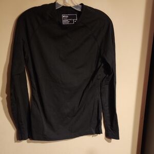 Figs Classic Black Long Sleeve Tee